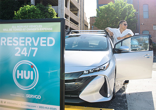 Servco's car-sharing service Hui